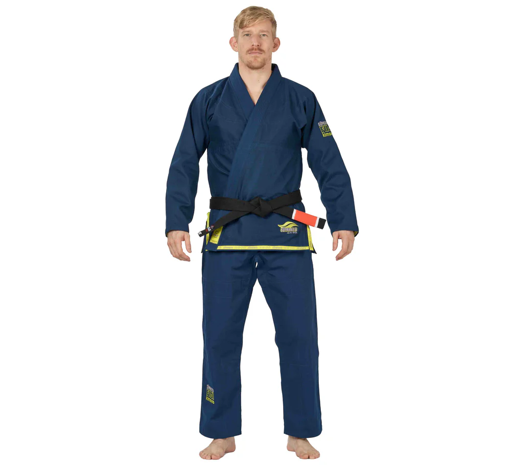 FUJI BJJ Gi Suparaito Azul Marino/Verde Claro - Pre Order - Imagen 2