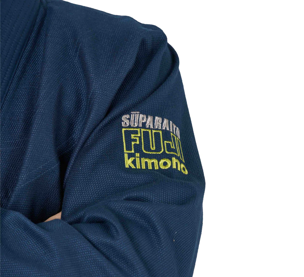 FUJI BJJ Gi Suparaito Azul Marino/Verde Claro - Pre Order - Imagen 9