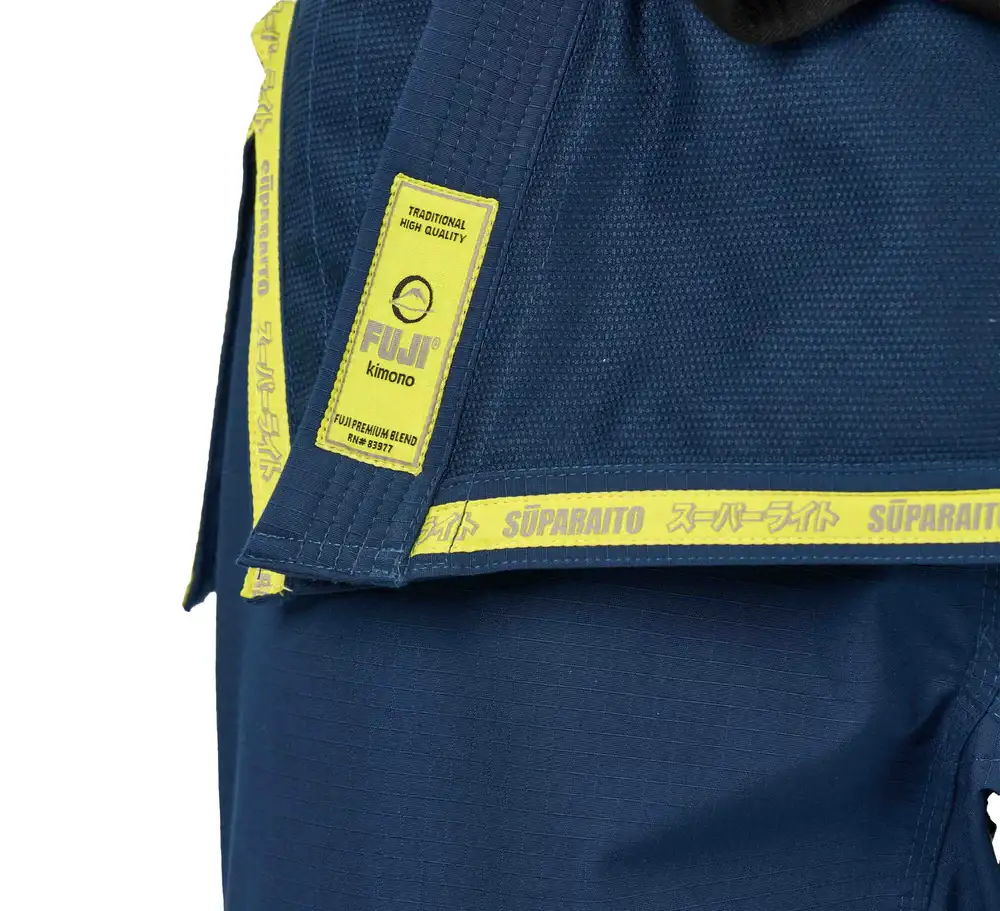 FUJI BJJ Gi Suparaito Azul Marino/Verde Claro - Pre Order - Imagen 10