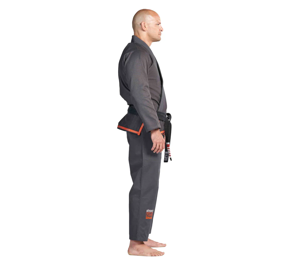 FUJI BJJ Gi Suparaito Gris Oscuro/Naranja - Pre Order - Imagen 9