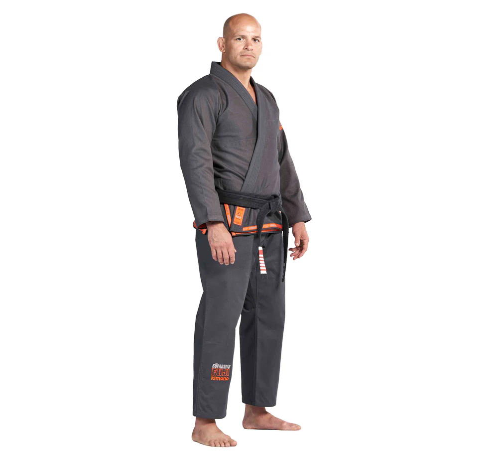 FUJI BJJ Gi Suparaito Gris Oscuro/Naranja - Pre Order - Imagen 10