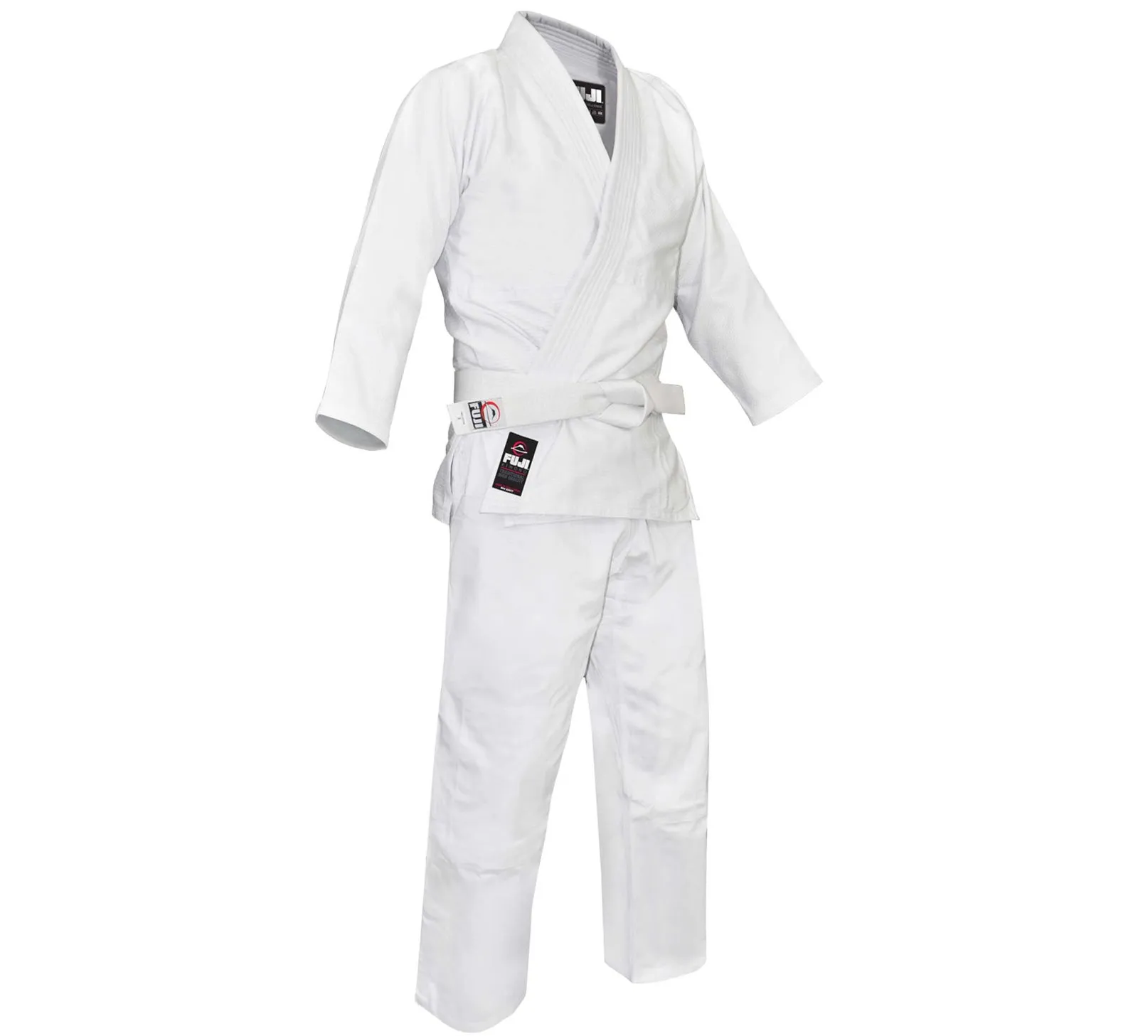 FUJI Single Weave Kids Judogi Blanco - Imagen 3