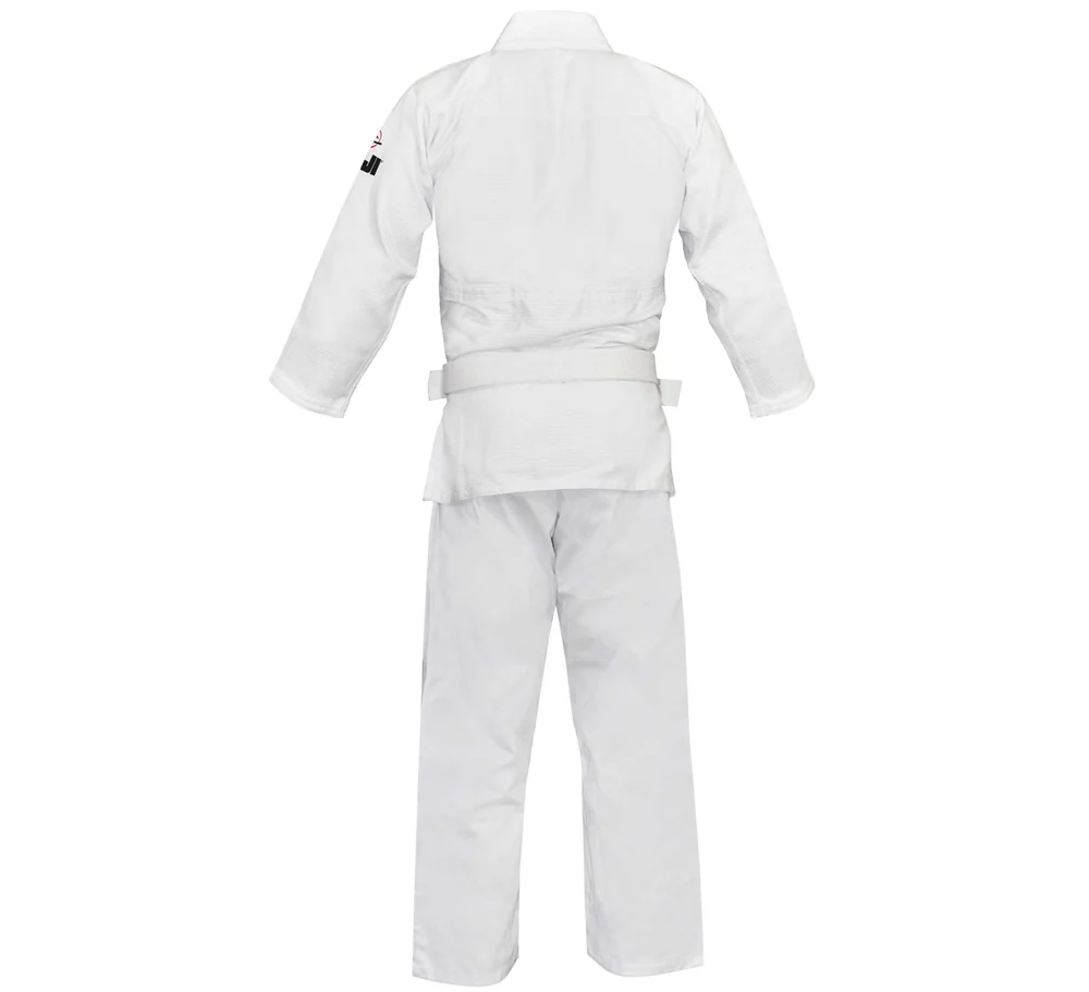 FUJI Single Weave Kids Judogi Blanco - Imagen 4