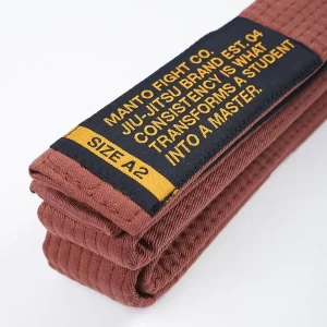 Manto Cinturón BJJ MOTTO Marrón