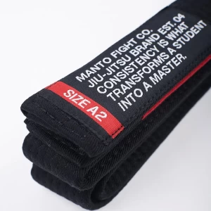 Manto Cinturón BJJ MOTTO Negro