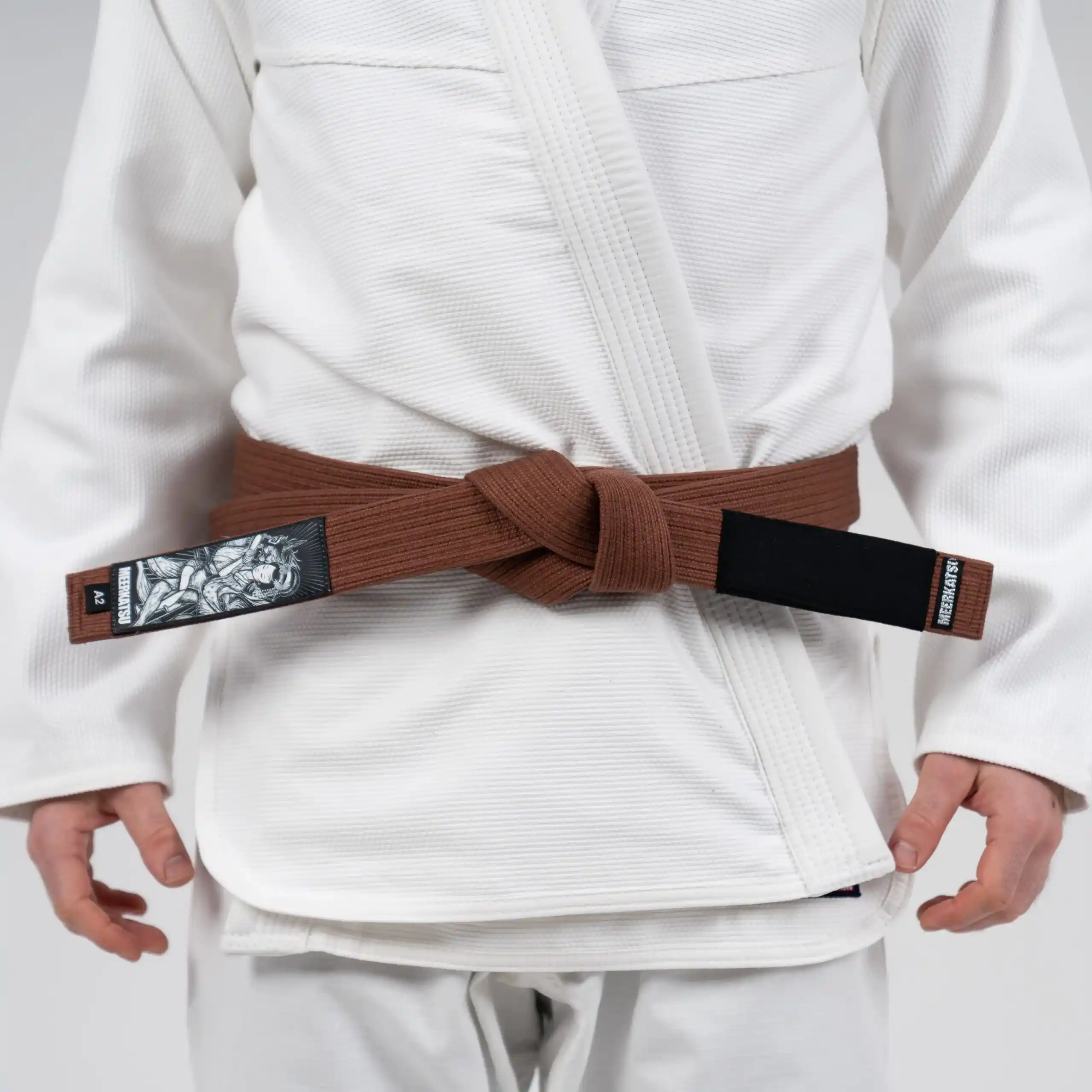MEERKATSU Cinturón BJJ Heavenly OBI 2.0 Marrón - Imagen 2
