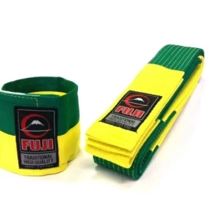 FUJI Cinturón de Competición y Muñequera de Árbitro