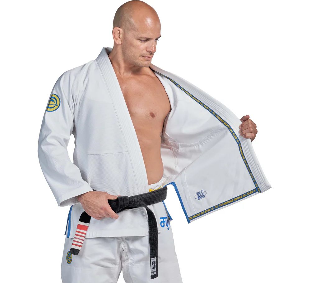 FUJI Flow-Tech BJJ Gi Blanco - Imagen 12