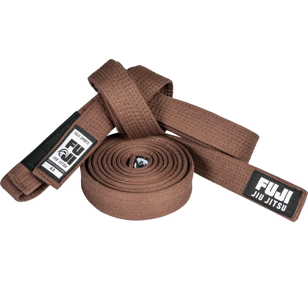 Fuji Jiu Jitsu Cinturón Premium Pearl Weave Marrón - Pre Order