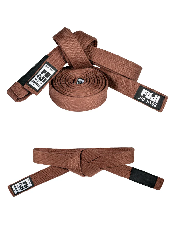 Fuji Jiu Jitsu Cinturón Premium Pearl Weave Marrón - Pre Order - Imagen 2