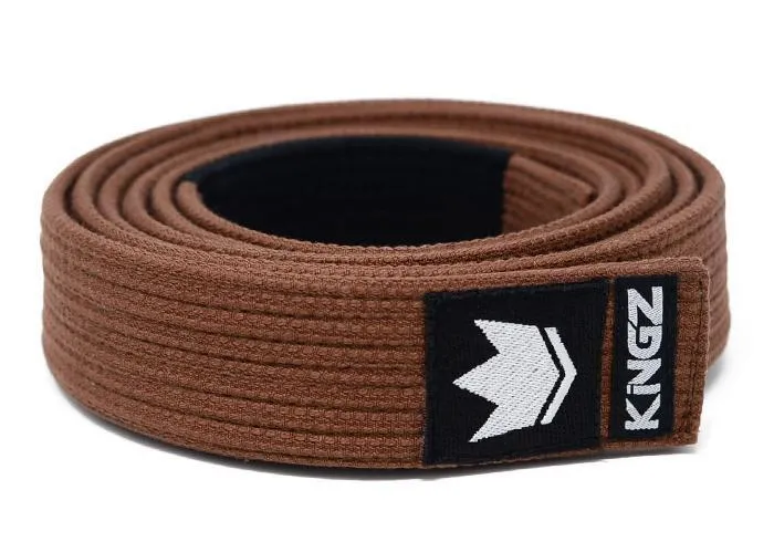 Kingz Cinturón Gi Material Premium V2 Marrón