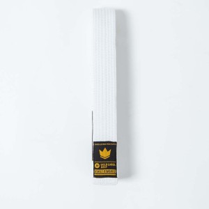 Kingz Cinturón Gold Label V2 BJJ Blanco