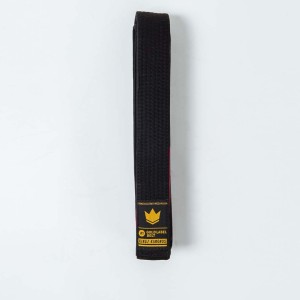 Kingz Cinturón Gold Label V2 BJJ Negro