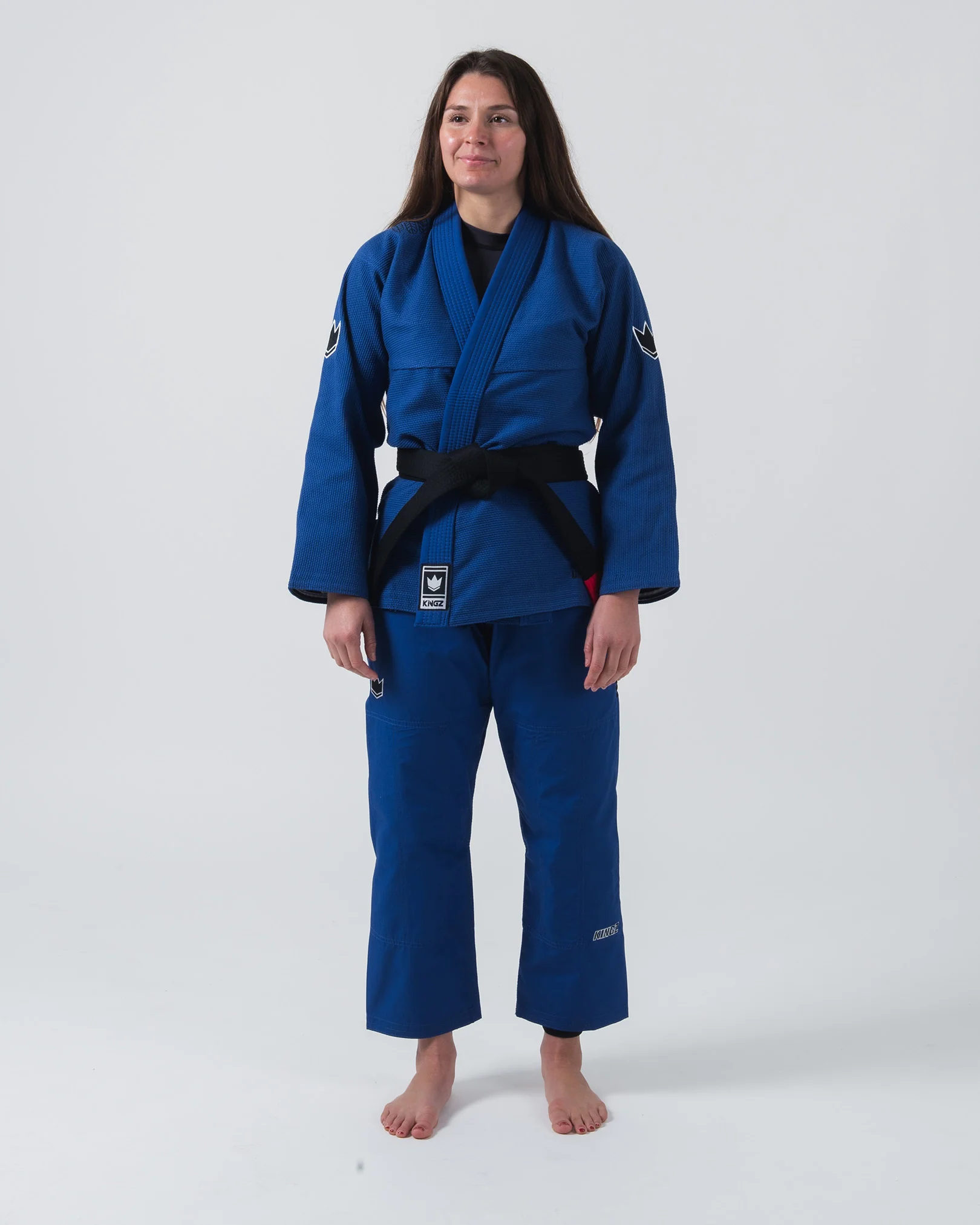 Kingz Ultralight 2.0 Women's Jiu Jitsu Gi Azul (Versión 2024) - Imagen 2
