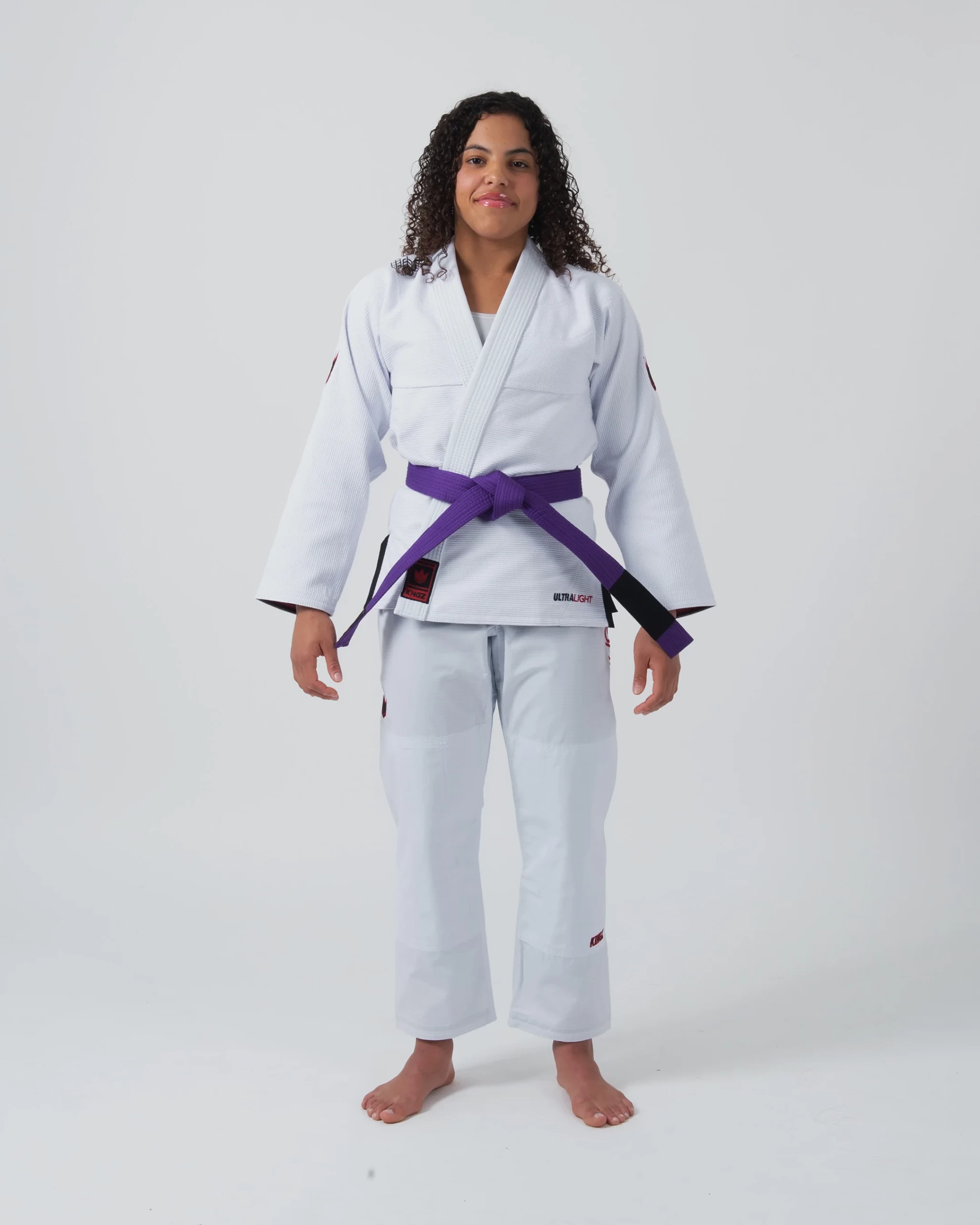 Kingz Ultralight 2.0 Women's Jiu Jitsu Gi Blanco (Versión 2024) - Pre Order - Imagen 2