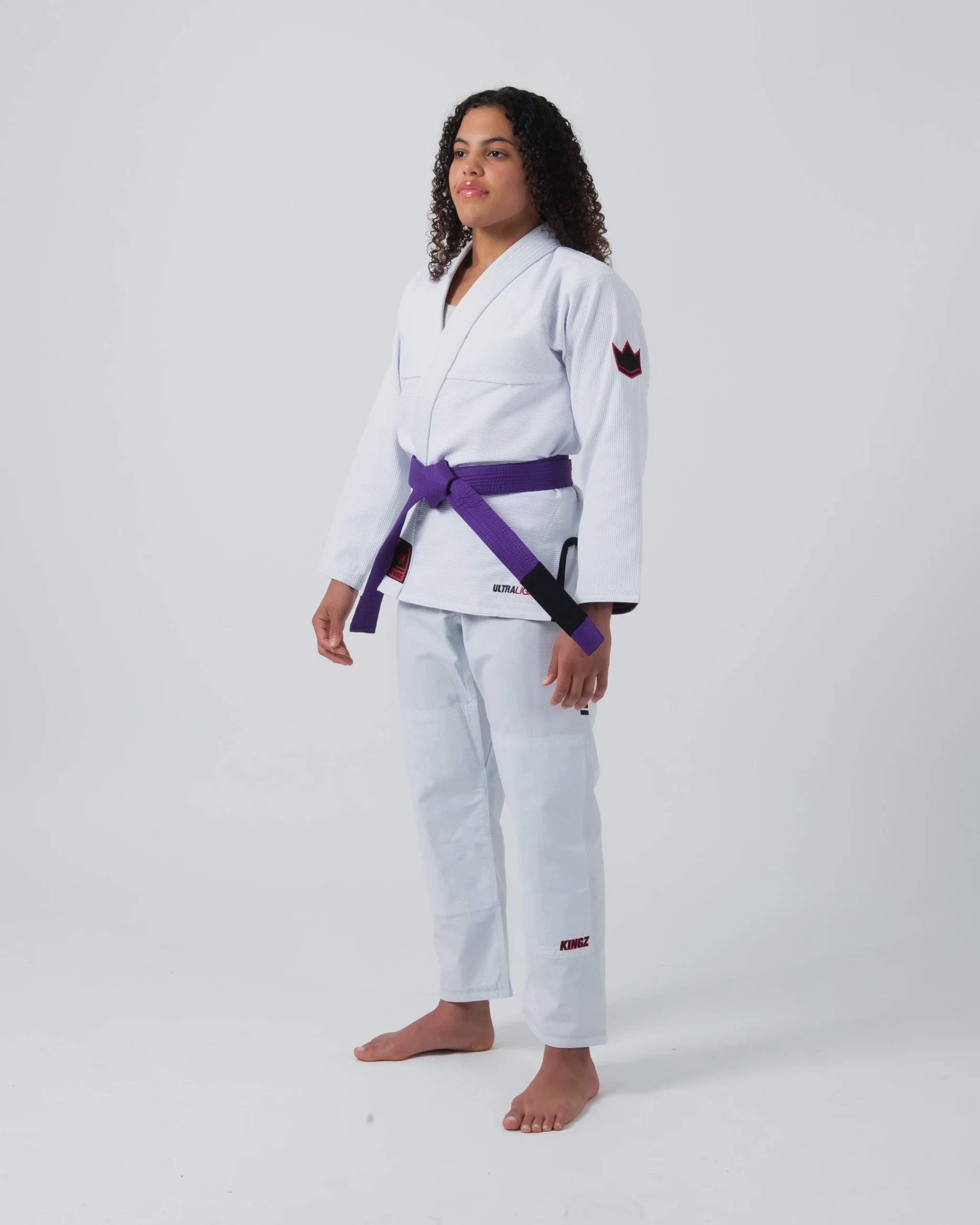 Kingz Ultralight 2.0 Women's Jiu Jitsu Gi Blanco (Versión 2024) - Pre Order - Imagen 4
