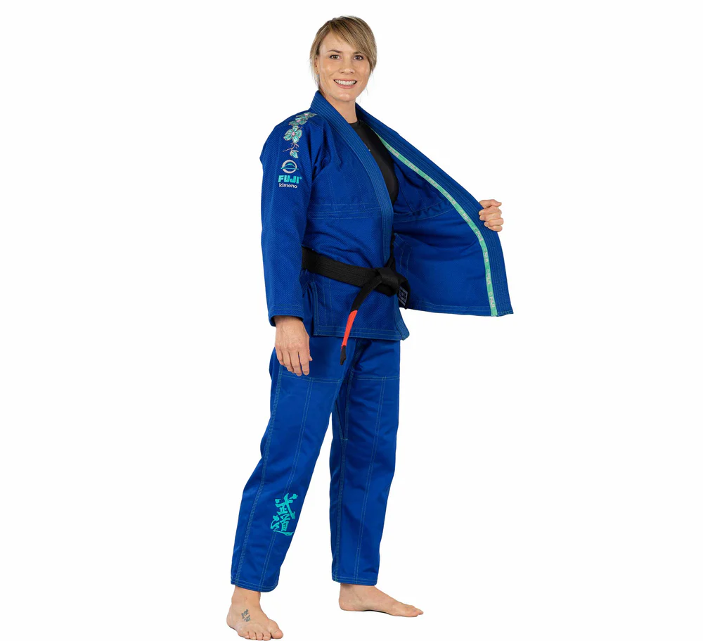 FUJI Blossom Womens Jiu Jitsu Gi Azul - Pre Order - Imagen 4