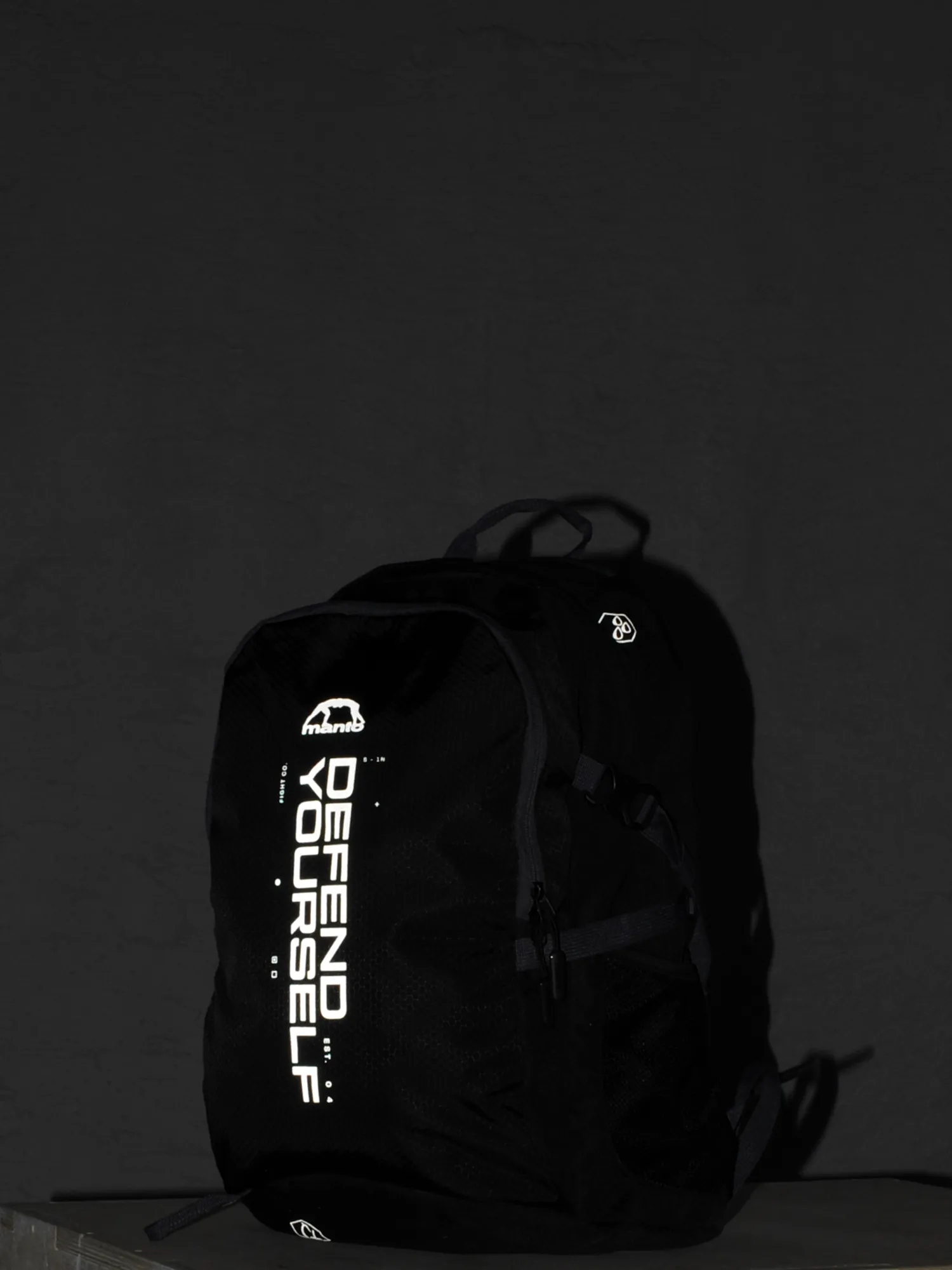 MANTO CROSS Reflective Backpack Negro - Imagen 2