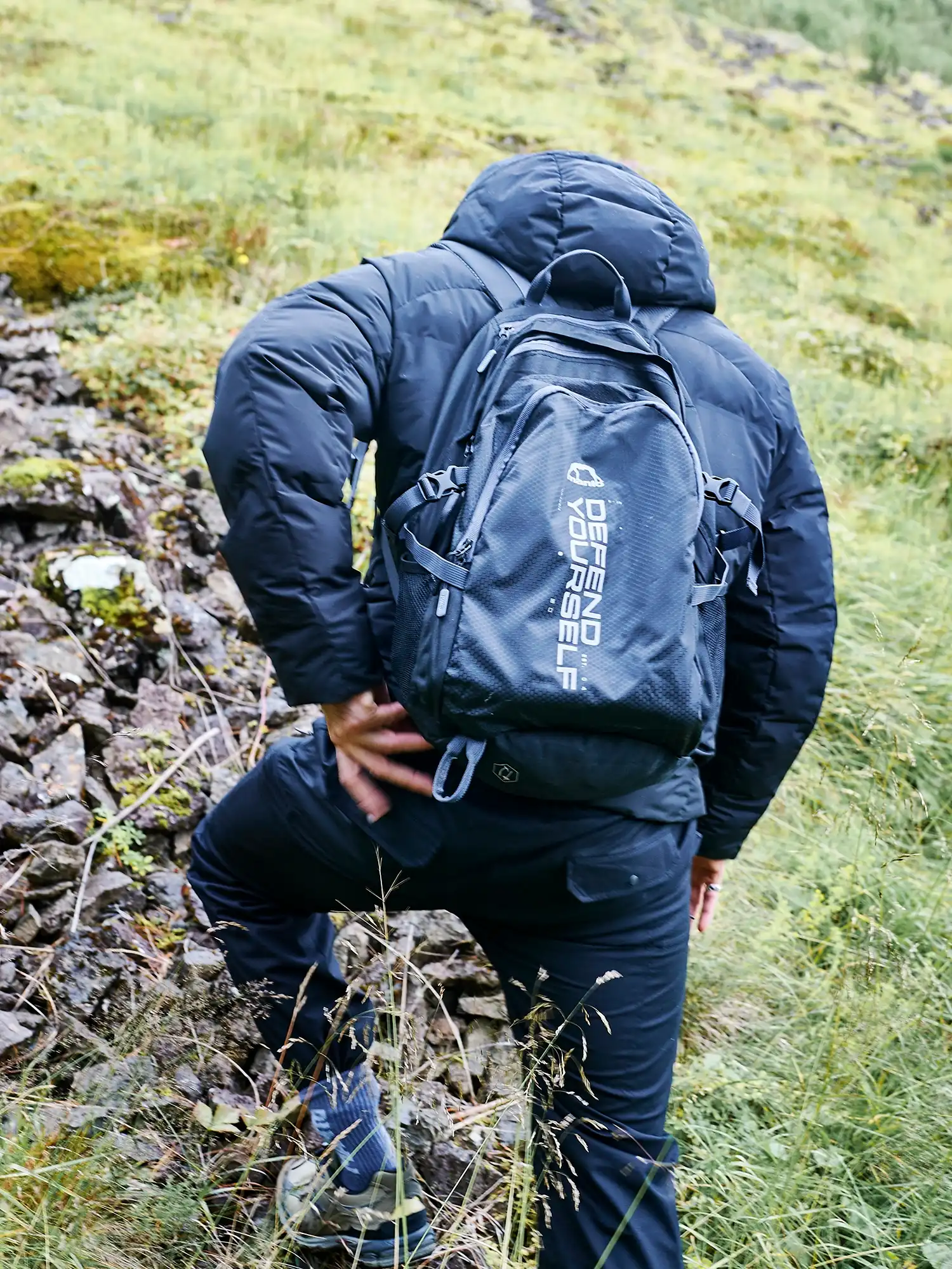 MANTO CROSS Reflective Backpack Negro - Imagen 14