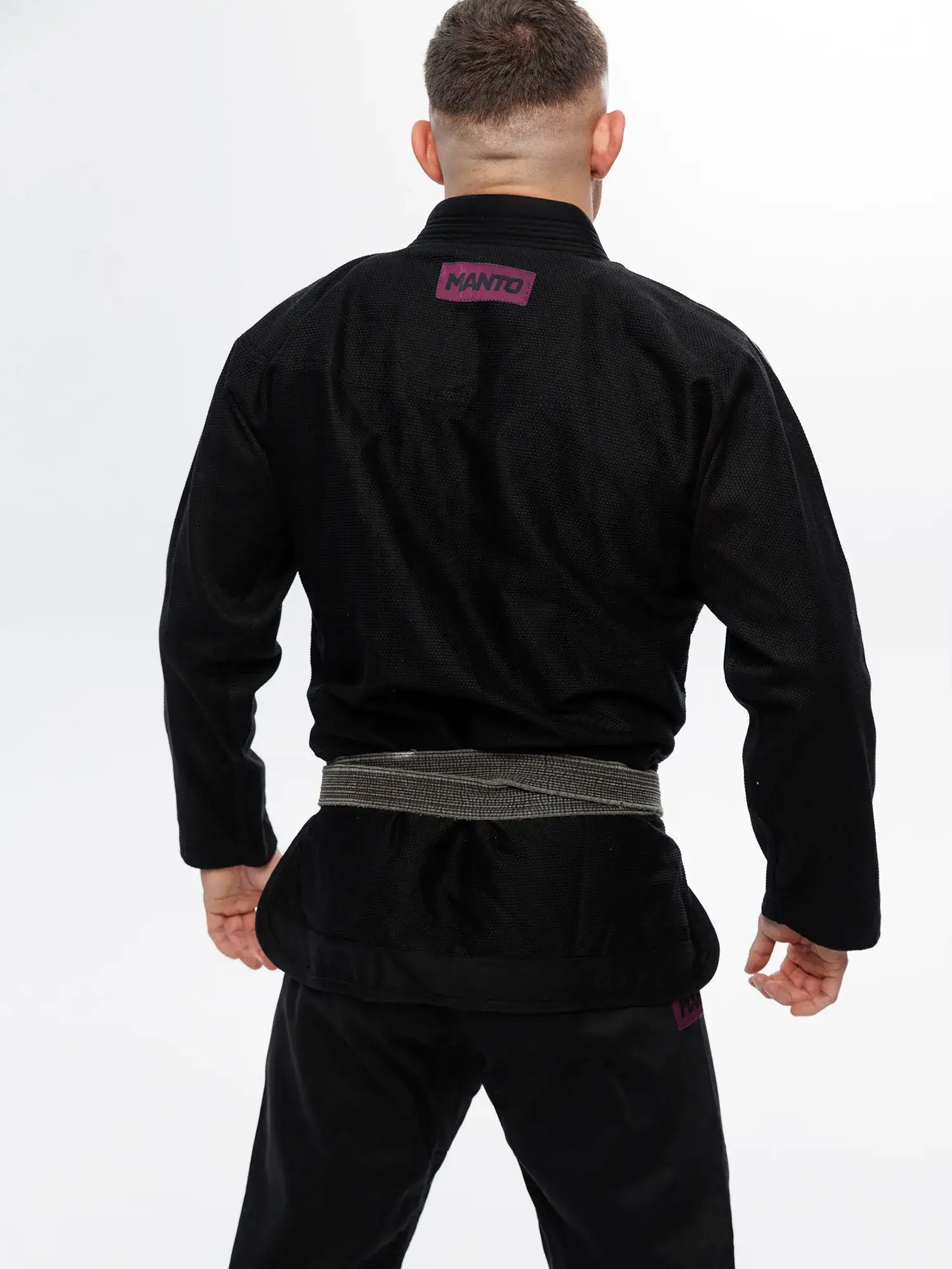 MANTO X5 BJJ Gi Negro/Morado - Imagen 4