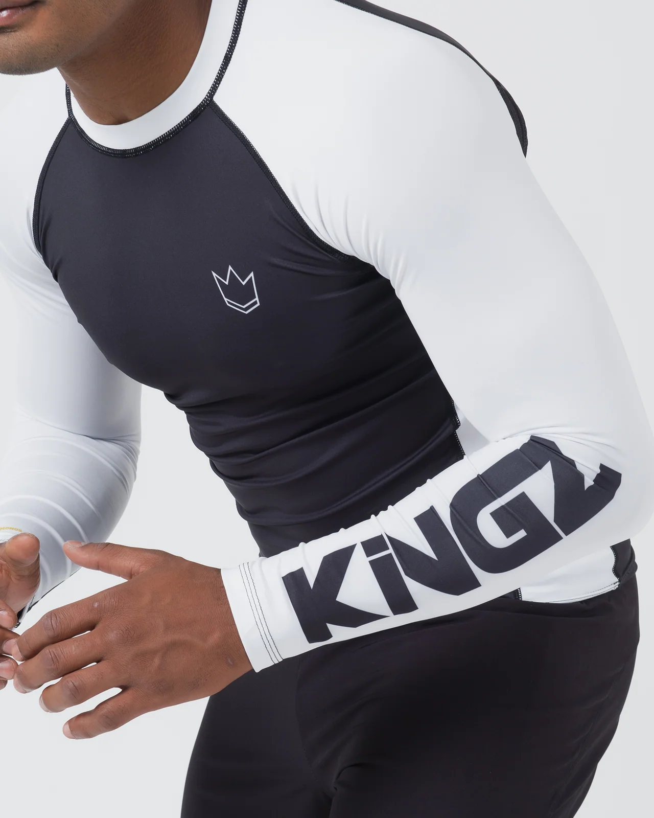 Kingz Ranked Performance V2 L/S Rashguard Blanco - Imagen 3