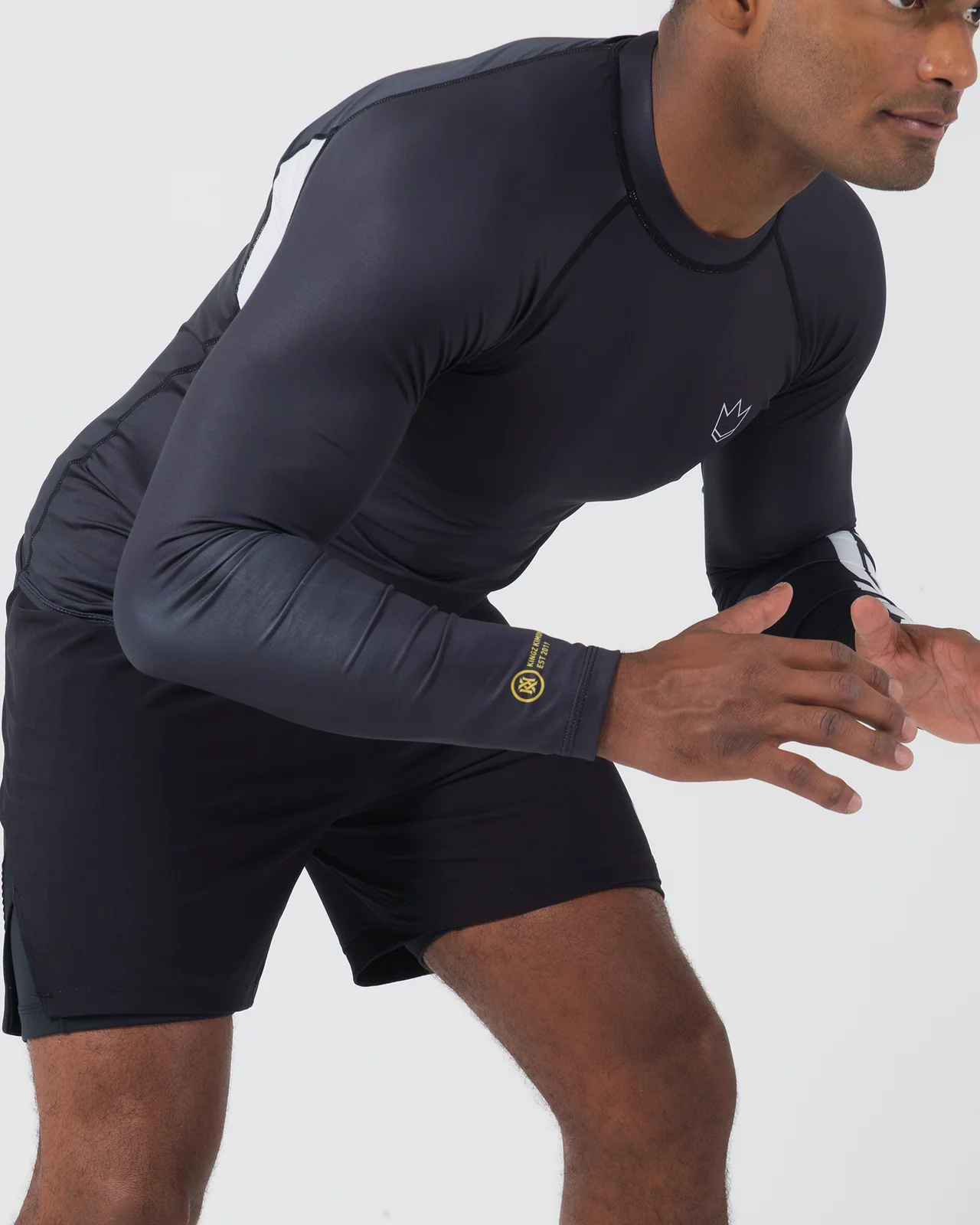 Kingz Ranked Performance V2 L/S Rashguard Negro - Imagen 3