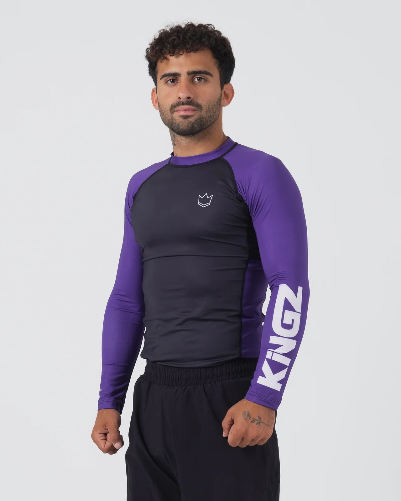 Kingz Ranked Performance V2 L/S Rashguard Morado - Imagen 7