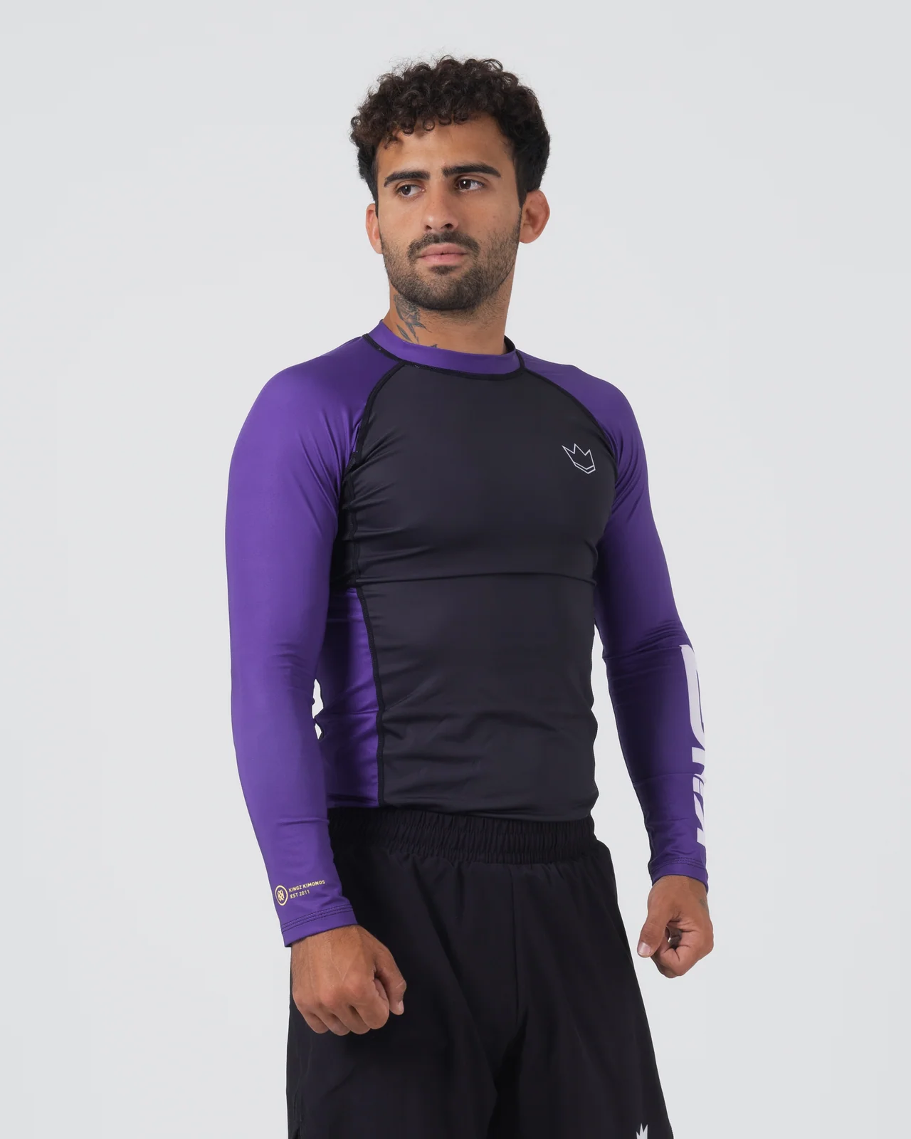 Kingz Ranked Performance V2 L/S Rashguard Morado - Imagen 4