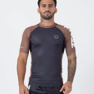 Kingz Ranked Performance V2 S/S Rashguard Marrón