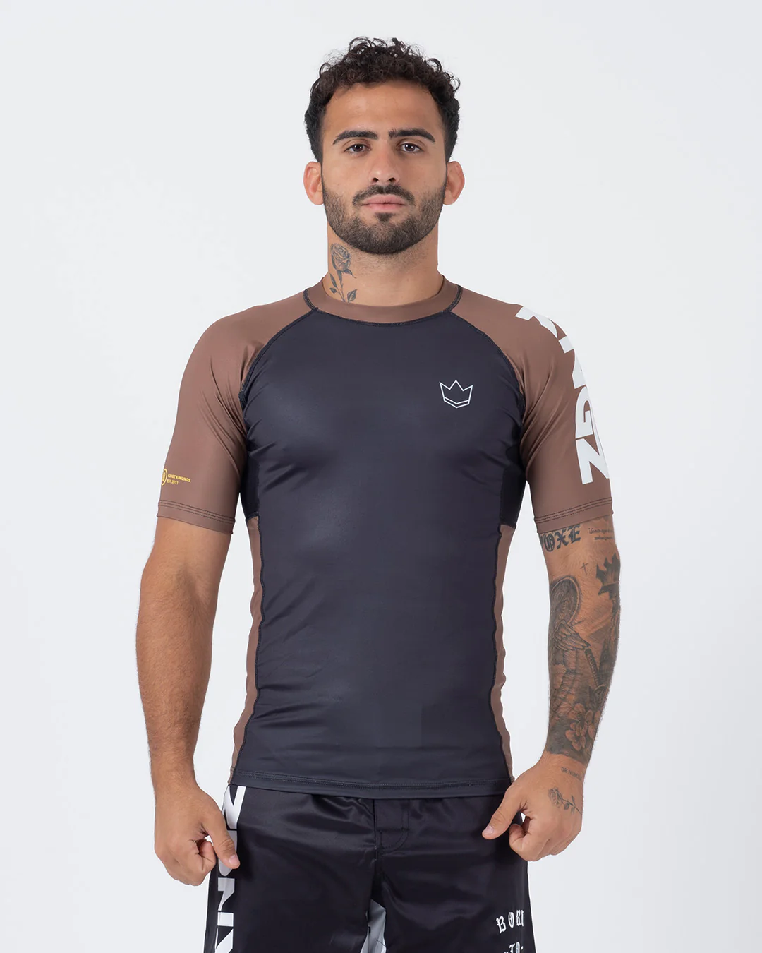 Kingz Ranked Performance V2 S/S Rashguard Marrón