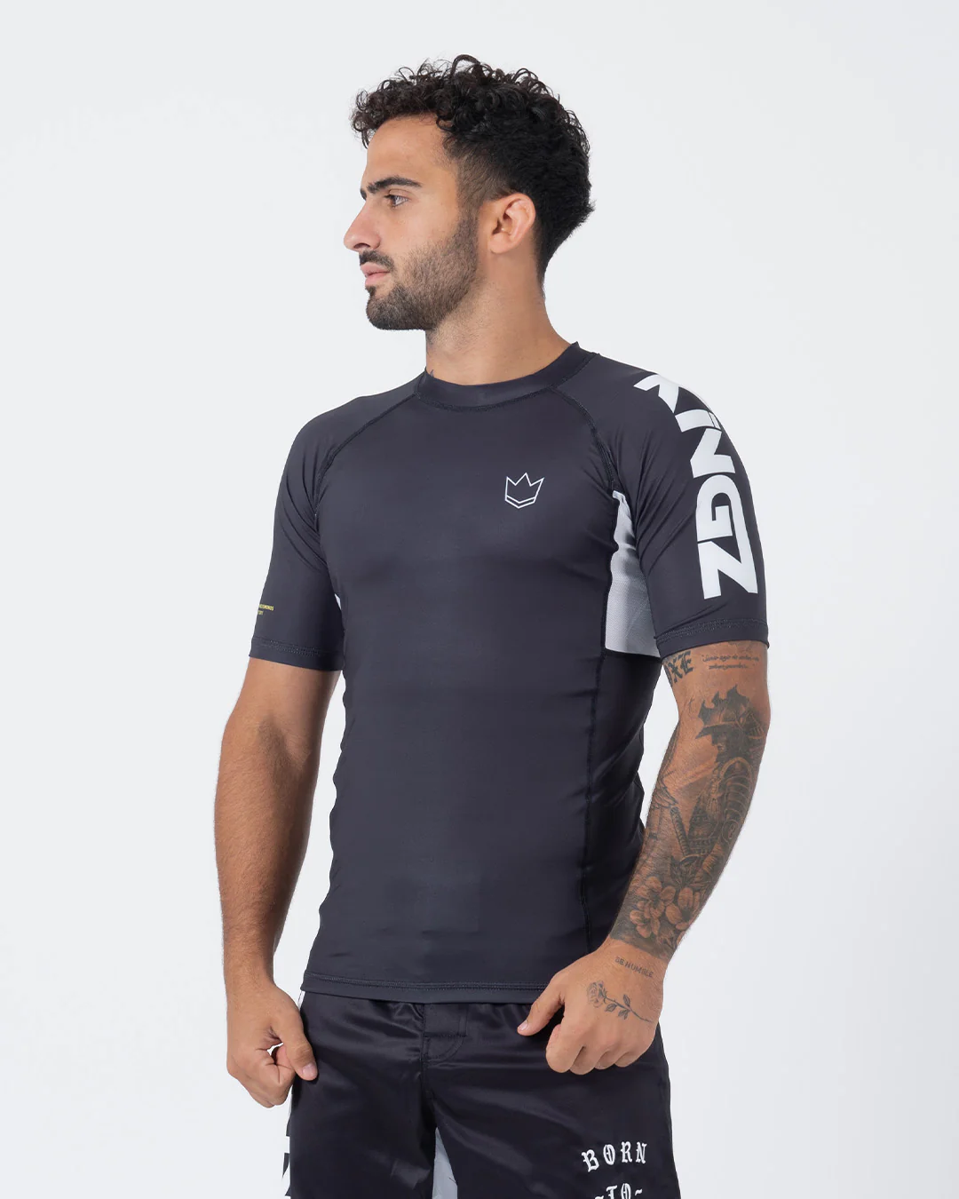 Kingz Ranked Performance V2 S/S Rashguard Negro - Imagen 11
