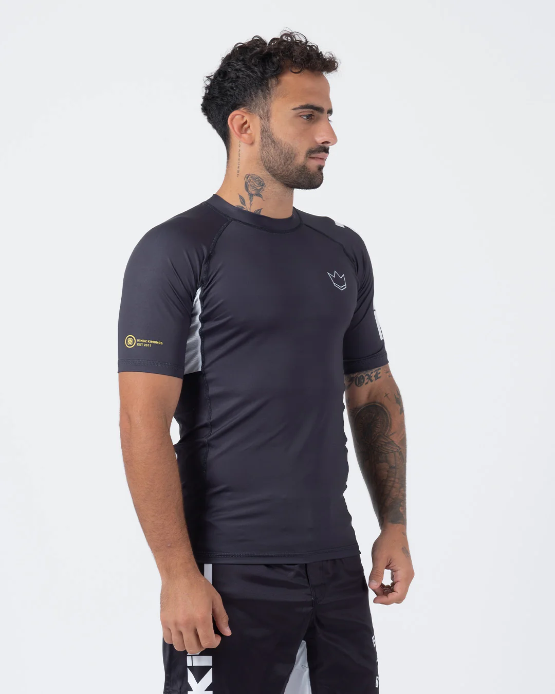 Kingz Ranked Performance V2 S/S Rashguard Negro - Imagen 8
