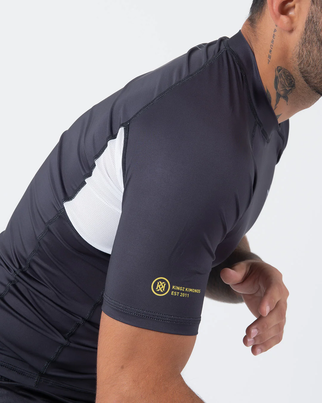 Kingz Ranked Performance V2 S/S Rashguard Negro - Imagen 4