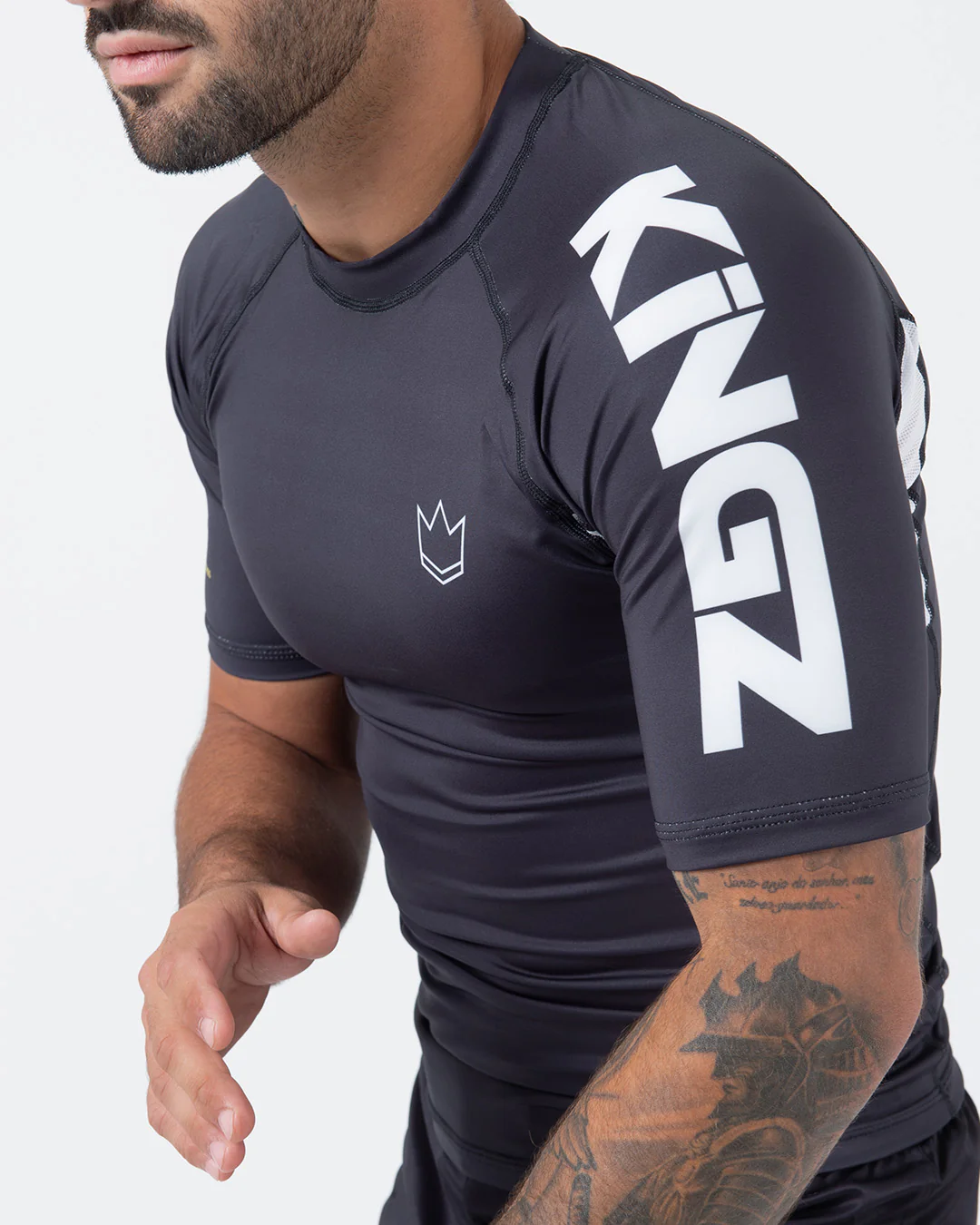 Kingz Ranked Performance V2 S/S Rashguard Negro - Imagen 2