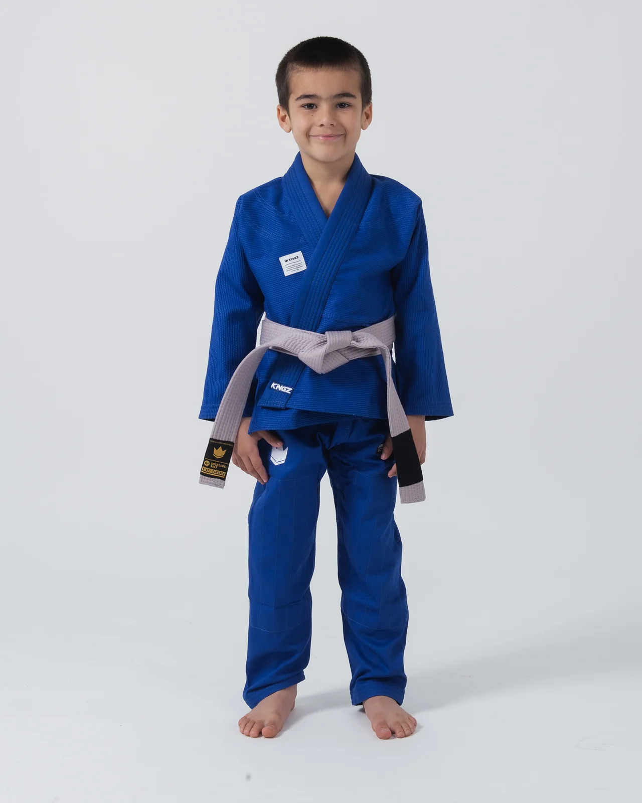 Kingz Kore V2 Youth Jiu Jitsu Gi Azul - Imagen 2
