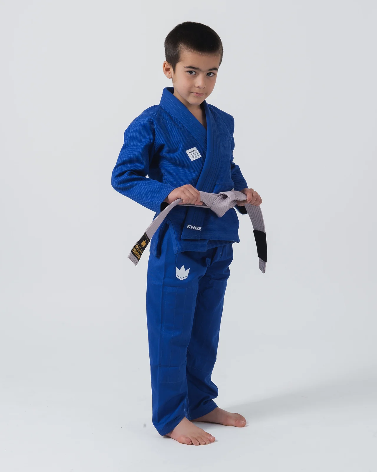 Kingz Kore V2 Youth Jiu Jitsu Gi Azul - Imagen 7