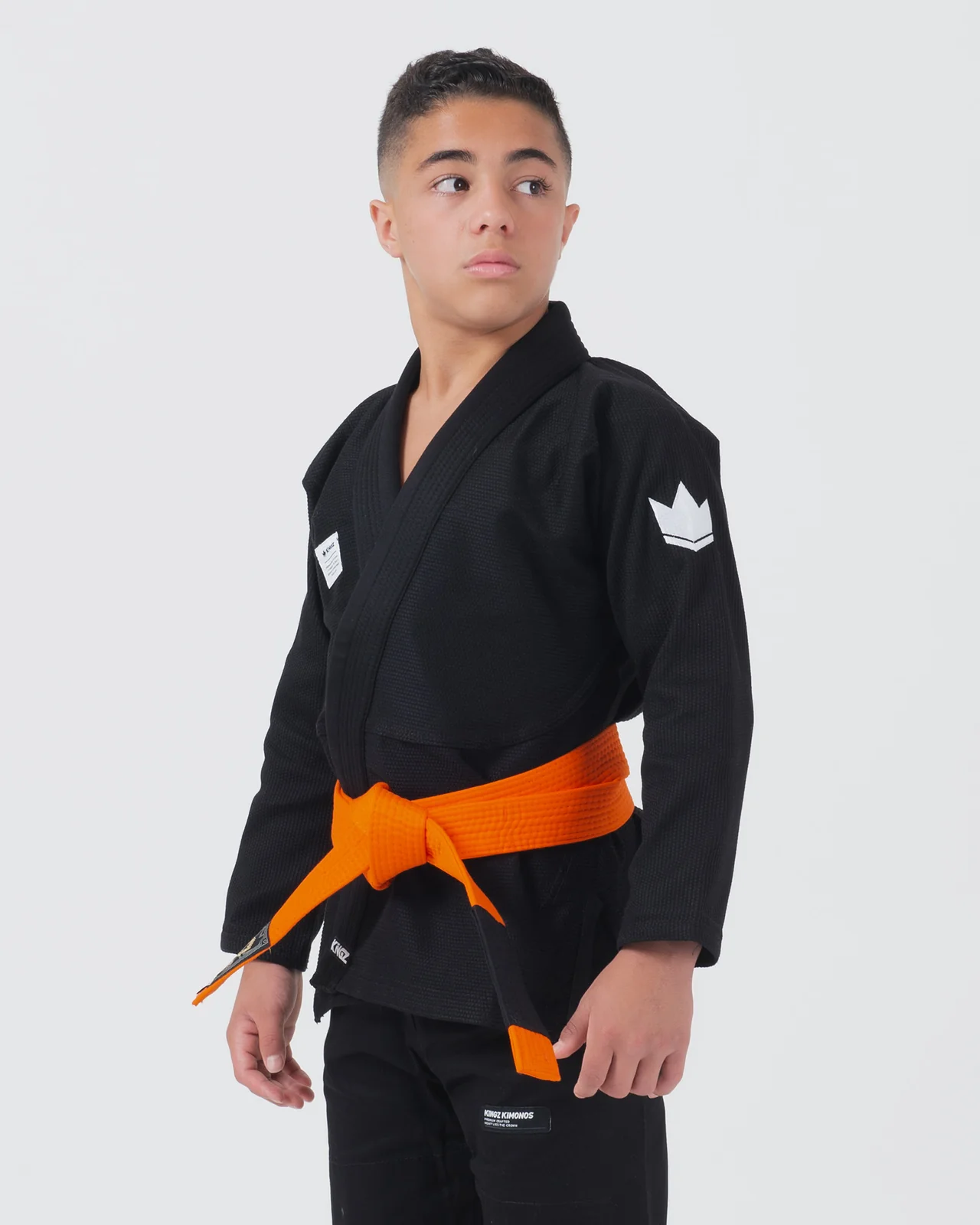 Kingz Kore V2 Youth Jiu Jitsu Gi Negro - Imagen 3