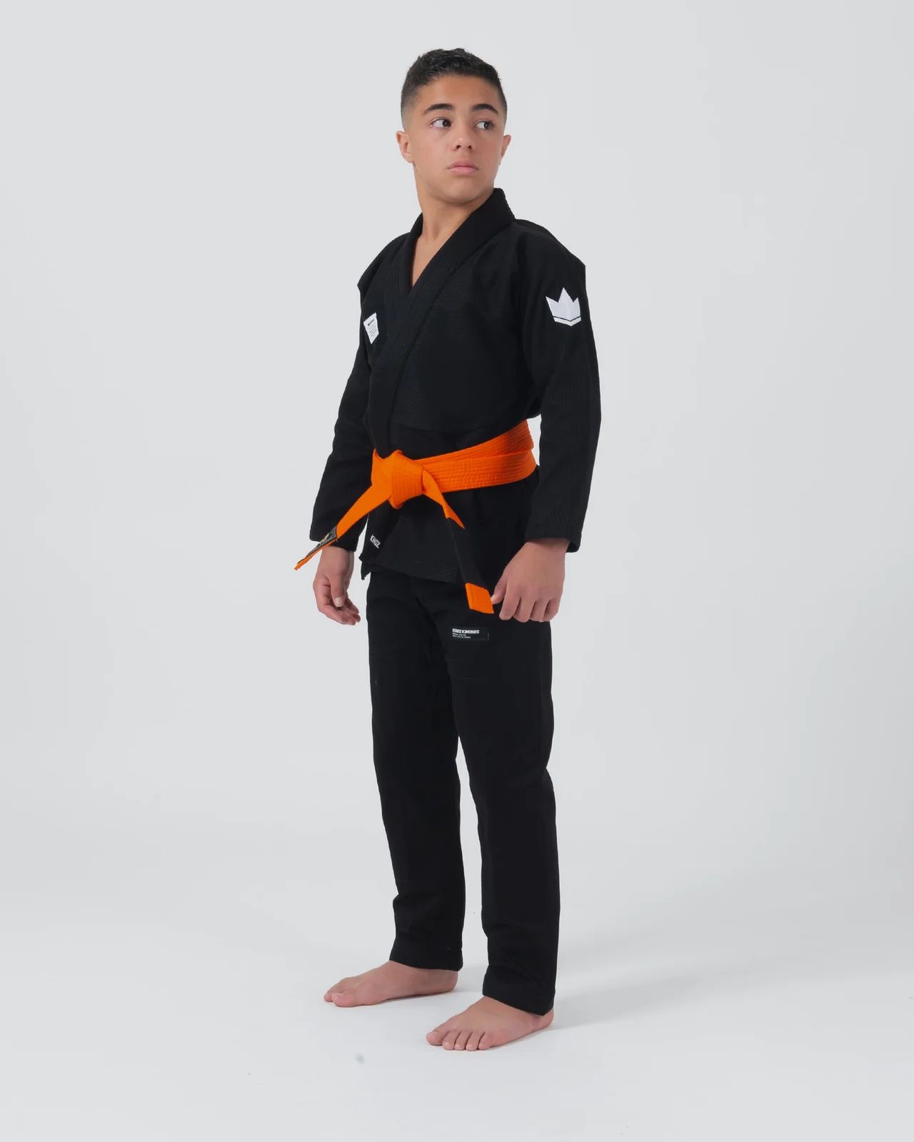 Kingz Kore V2 Youth Jiu Jitsu Gi Negro - Imagen 4