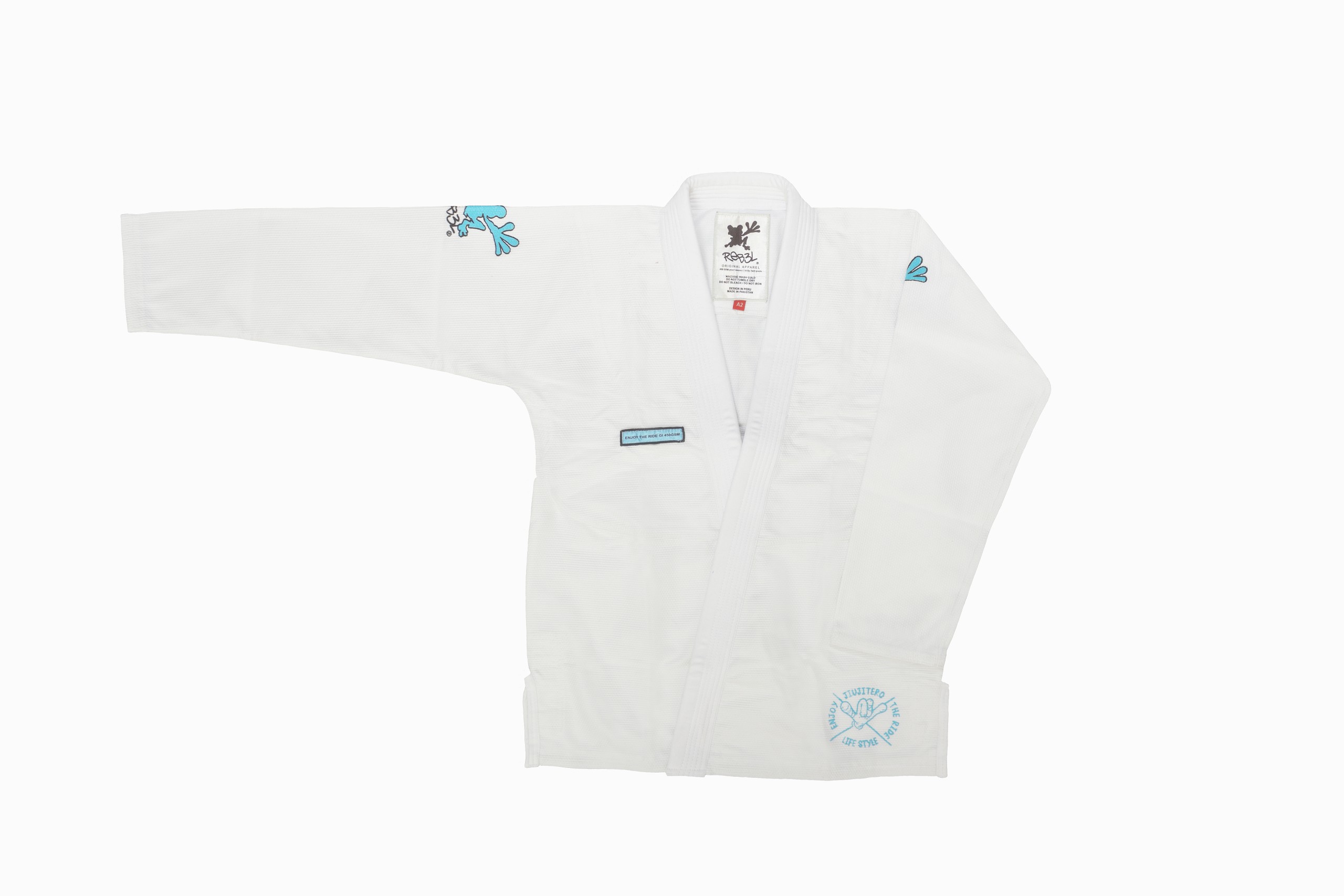 Rebel 450 Comp V2 Jiujitsu Gi Blanco 2024 - Imagen 2