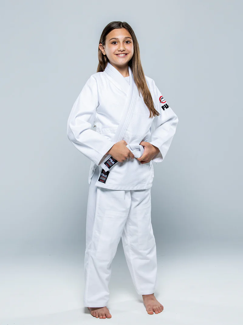 FUJI Single Weave Kids Judogi Blanco - Pre Order - Imagen 4