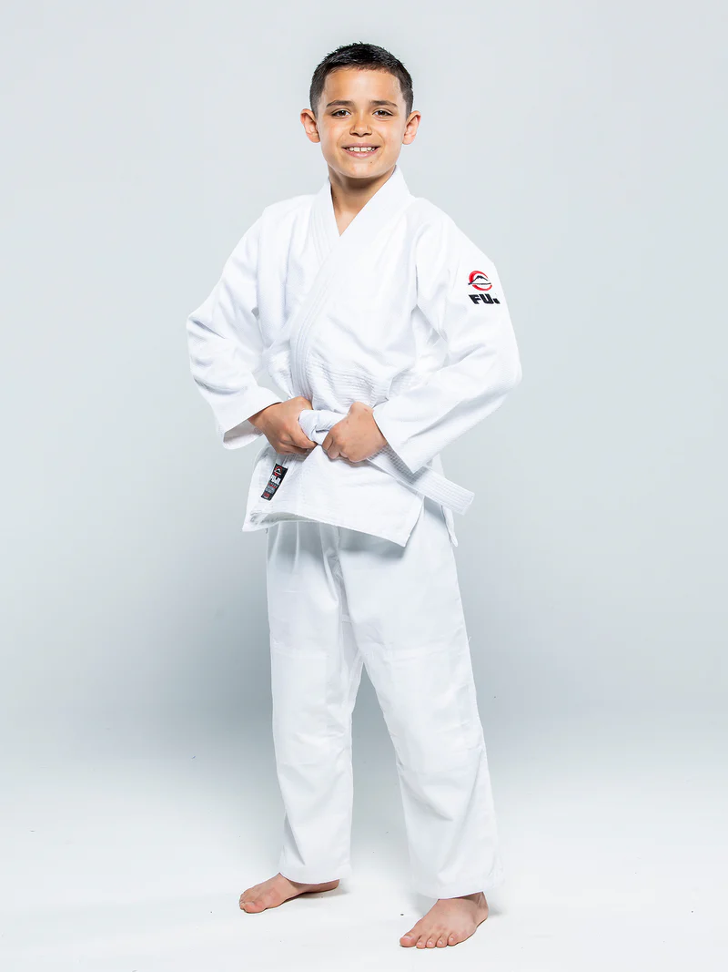 FUJI Single Weave Kids Judogi Blanco - Pre Order - Imagen 5