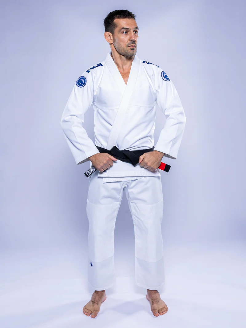 FUJI Baseline 2.0 Slim Fit BJJ Gi Blanco / Azul Navy - Imagen 17