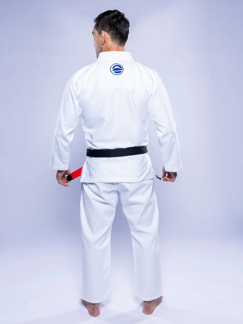 FUJI Baseline 2.0 Slim Fit BJJ Gi Blanco / Azul Navy - Imagen 11