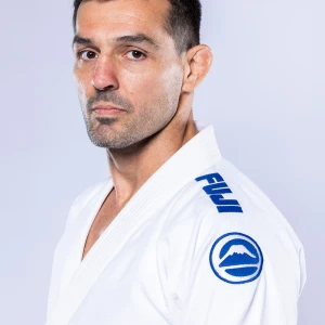 FUJI Baseline 2.0 Slim Fit BJJ Gi Blanco / Azul Navy
