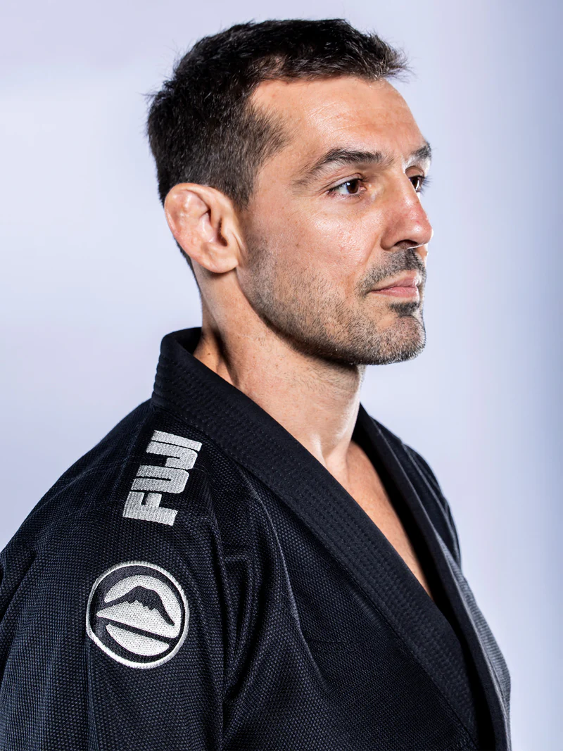 FUJI Baseline 2.0 Slim Fit BJJ Gi Negro / Gris - Imagen 9