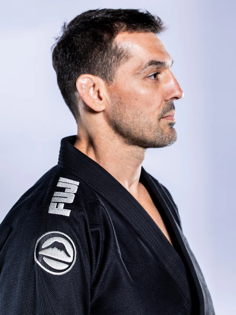 FUJI Baseline 2.0 Slim Fit BJJ Gi Negro / Gris - Imagen 10