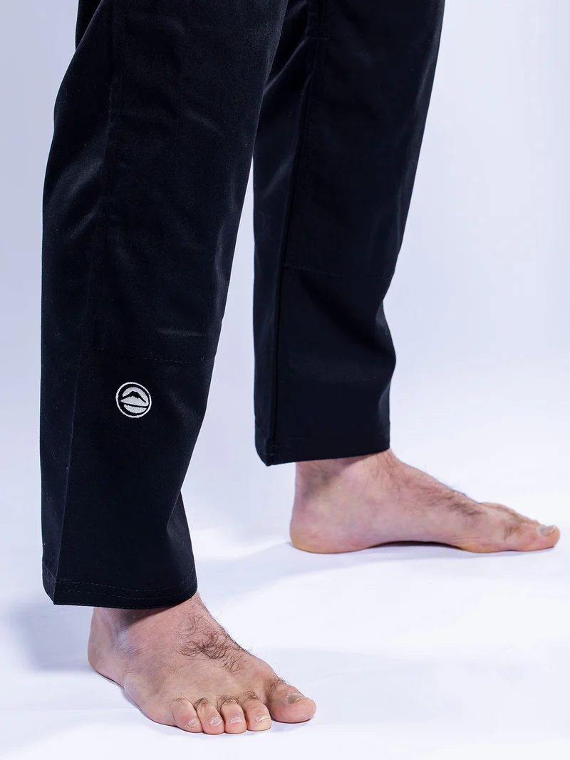 FUJI Baseline 2.0 Slim Fit BJJ Gi Negro / Gris - Imagen 6