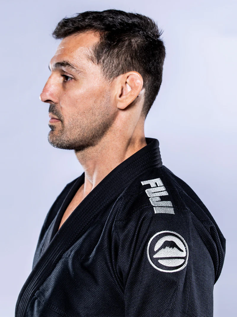 FUJI Baseline 2.0 Slim Fit BJJ Gi Negro / Gris - Imagen 5