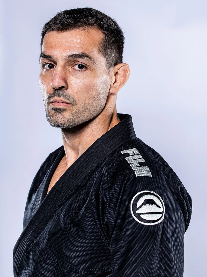 FUJI Baseline 2.0 Slim Fit BJJ Gi Negro / Gris - Imagen 4