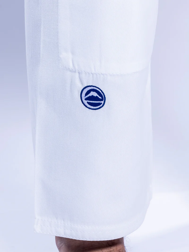 FUJI Baseline 2.0 Slim Fit BJJ Gi Blanco / Azul Navy - Imagen 18